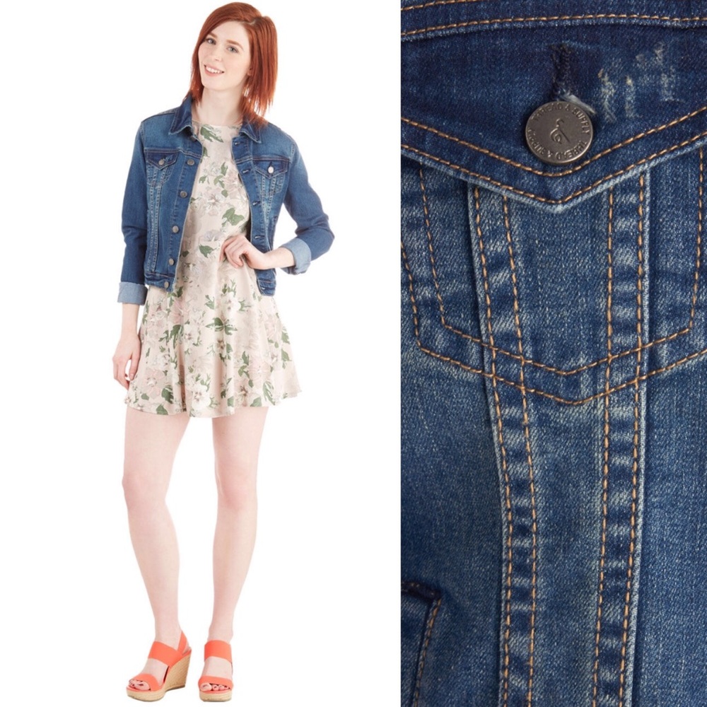 SOLD! Classic ModCloth Thread&Supply Denim Jacket!